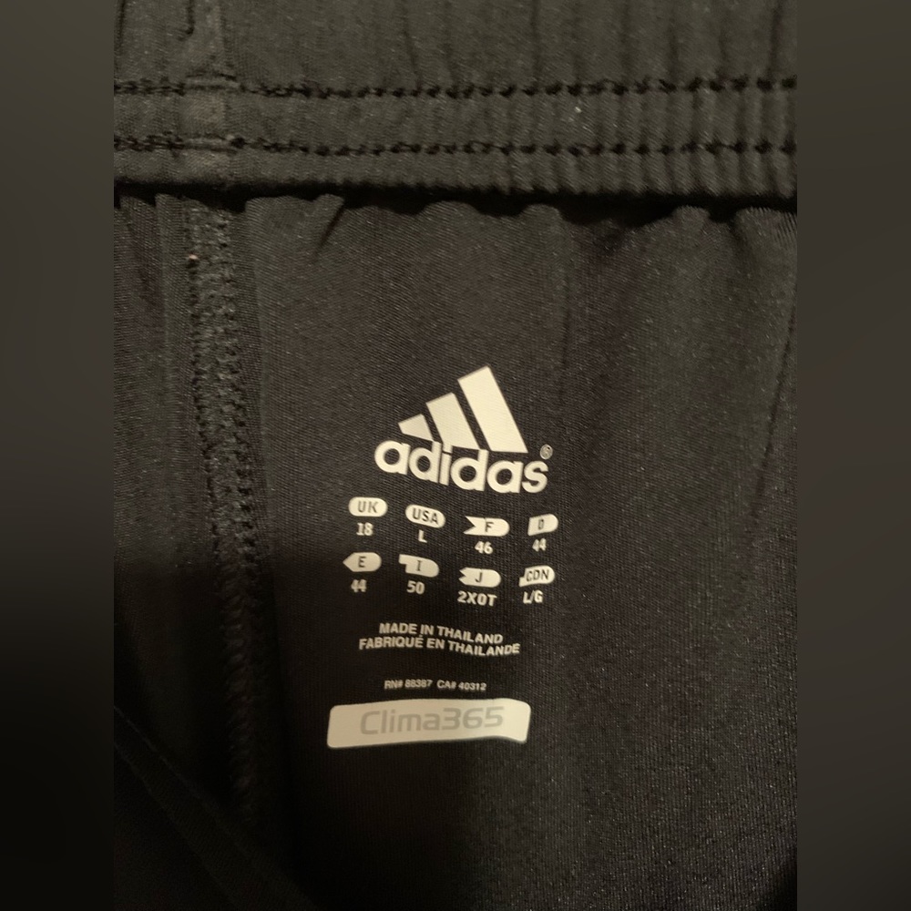 Adidas Clima 365 Capri Pant Blk/Gray Size L - Picture 3 of 5